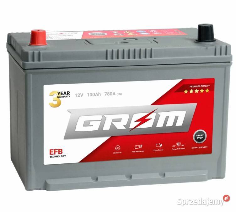 Akumulator GROM EFB STARTSTOP 100Ah 780A JAPAN Wałbrzych