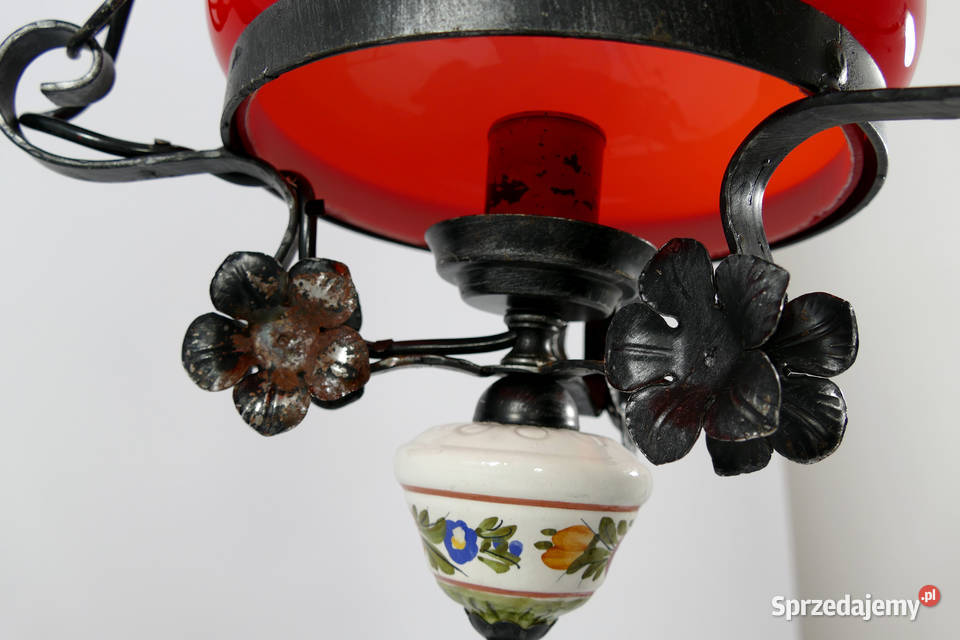 Lampa wisząca w stylu lampy naftowej Zielona Góra