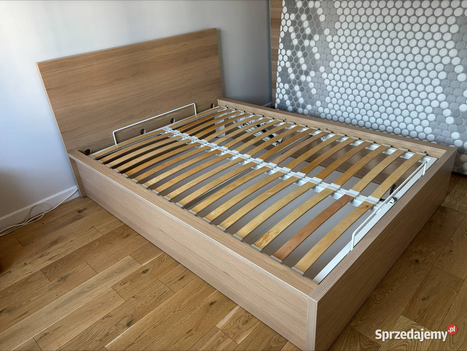 Zestaw sypialniany stelaż materac 160cm Warszawa