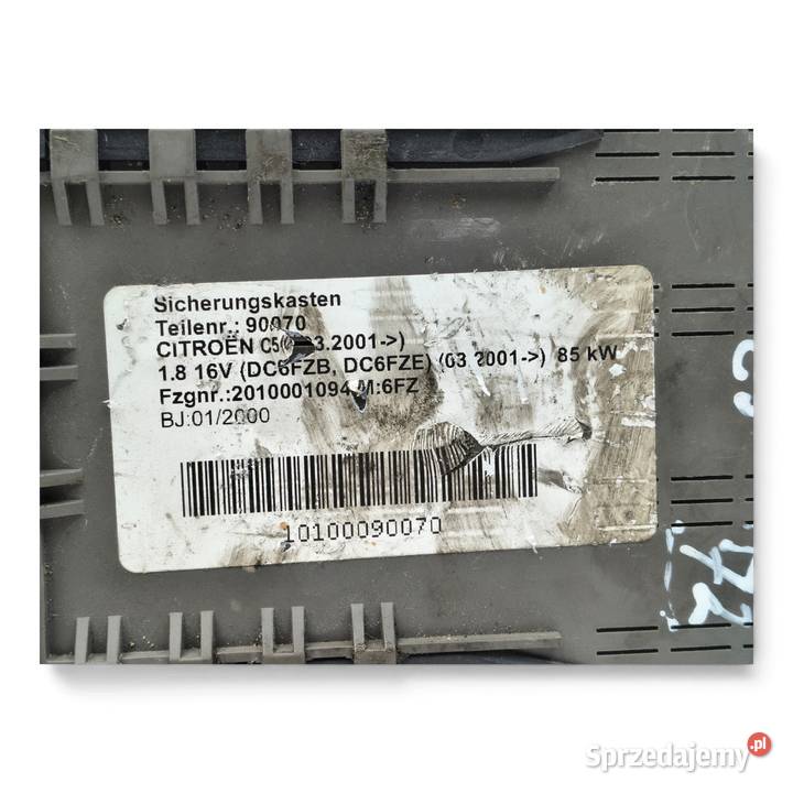 MODUŁ KOMFORTU BSI Citroen C5 I 9643805380 lubelskie Chełm sprzedam