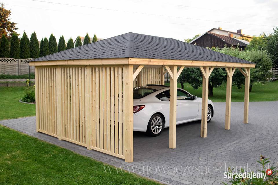 Wiata Samochodowa Drewniana San Ariano 3x5 Warszawa