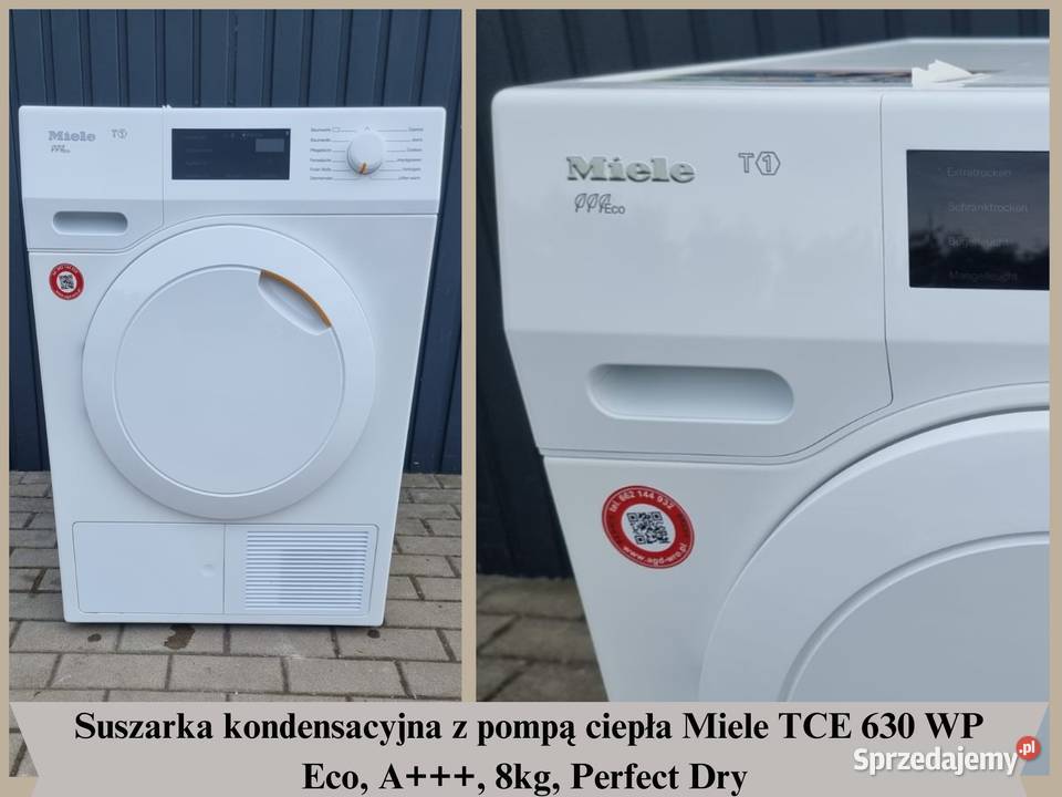 Suszarka z pompą ciepła Miele TCE 630 WP Eco A 8 dolnośląskie Wrocław