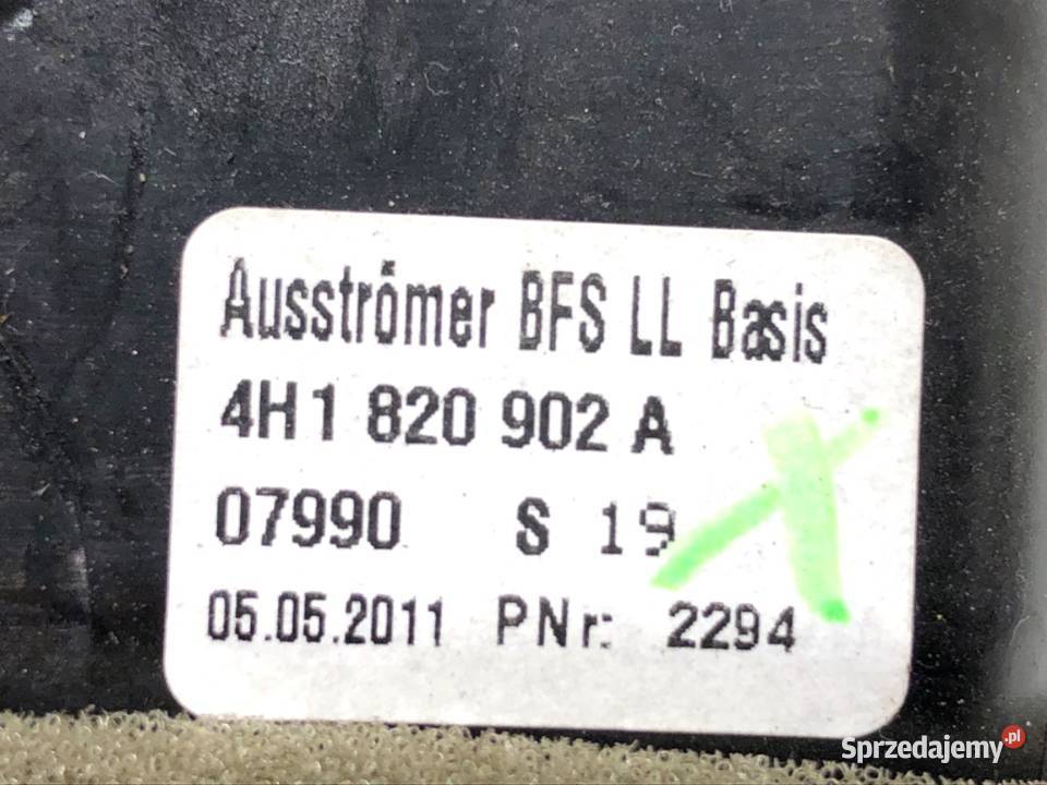 KRATKA NAWIEWU PRAWY PRZÓD AUDI A8 D4 4H1820902A