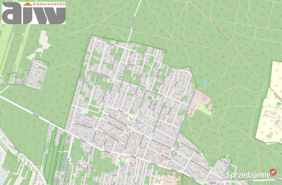 Działka Izabelin C Izabelin C 1200 metrów budowlana