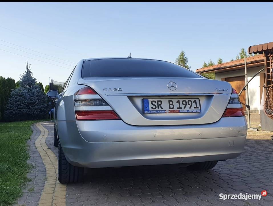 Mercedes Klasa S 320 maxxx 4Matci lakier metallic Pionki