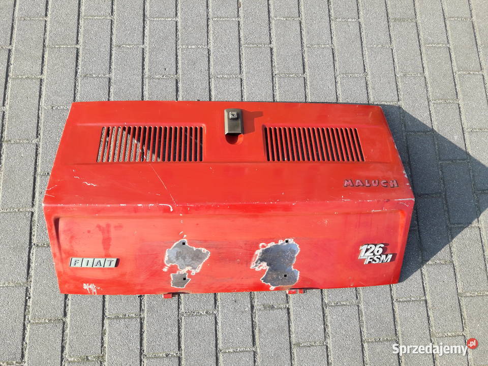 Fiat 126P EL klapa tył pokrywa silnika FSM Klapy bagażnika pomorskie Gdynia