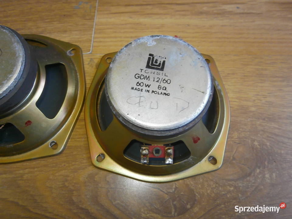 Głośniki GDM 1260 8ohm Tonsil do regeneracji 2 Łódź