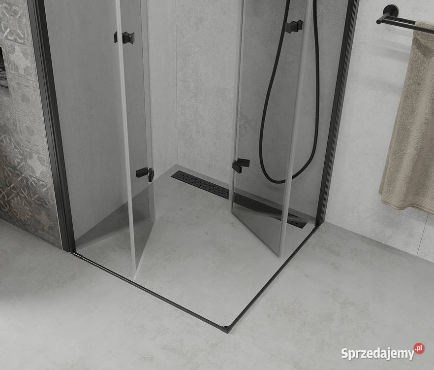 KABINA PRYSZNICOWA CZARNA składana 80x80 90x90 Choroszcz sprzedam