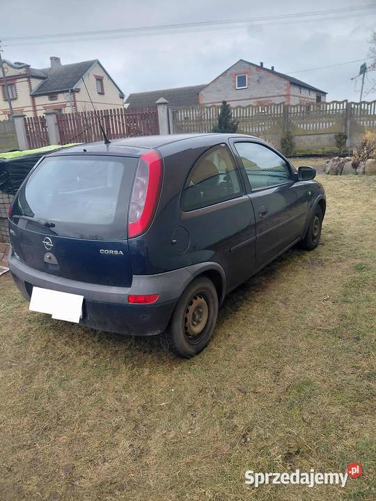 Sprzedam opel corsa c Rok produkcji 2002 Dąbie