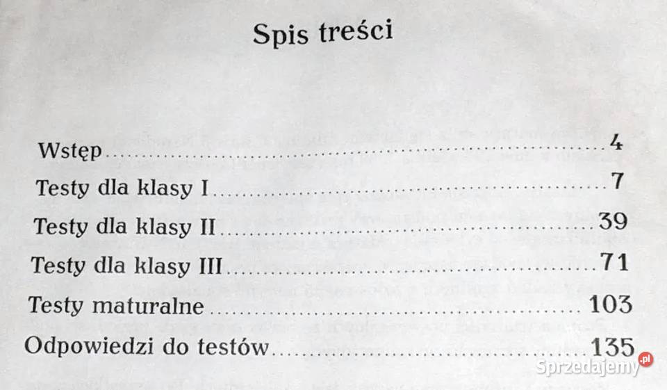 Nowa matura z matematyki Zestaw testów Dorota lubelskie Chełm sprzedam
