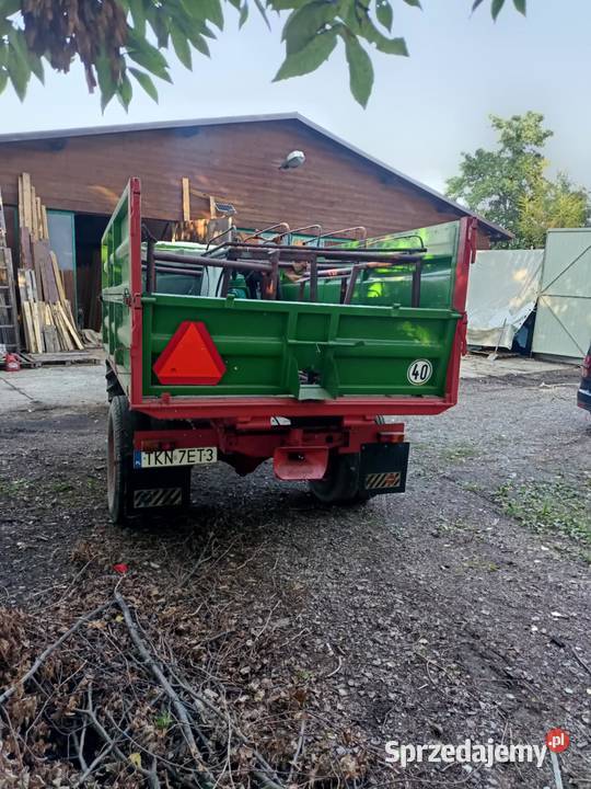 przyczepa rolnicza z napędem kiper do tylu Wieliczka