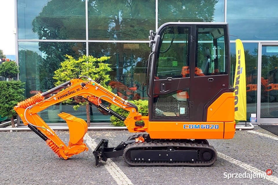 Minikoparka gąsienicowa Lonking CDM 6020 1940 małopolskie Kęty