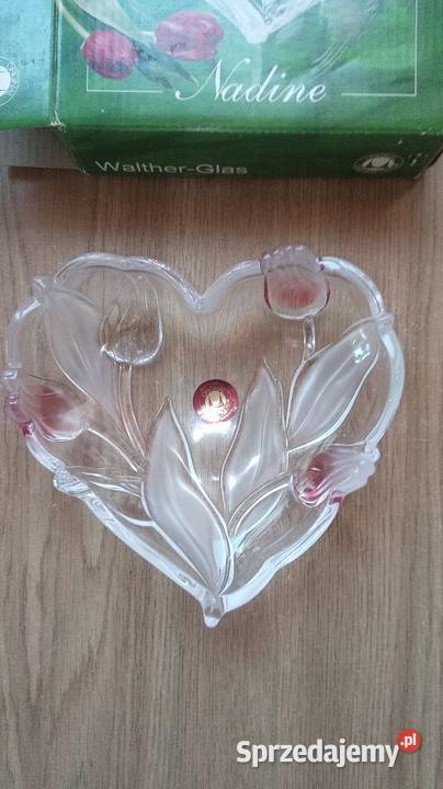 Szkło w kształcie serca na cukierki mazowieckie Warszawa