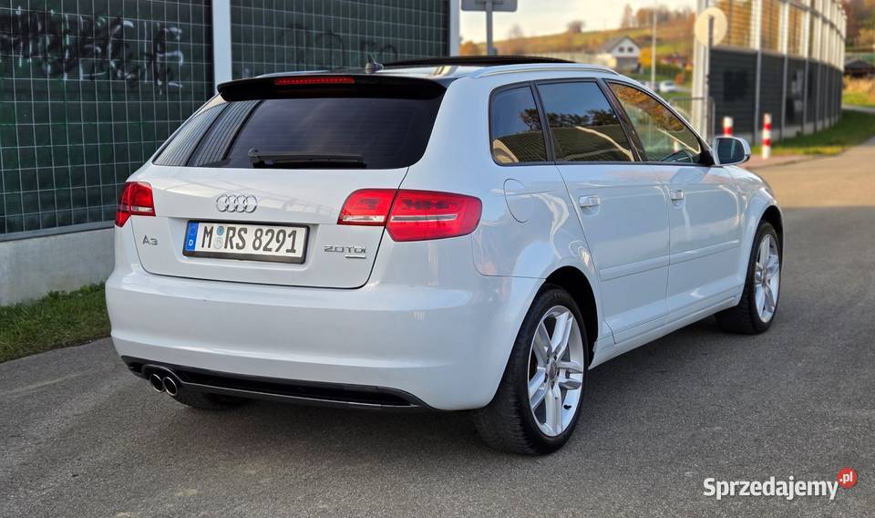 AUDI A3 8P 20TDI CR 170 2011r LIFT QUATTRO SLine diesel Humniska