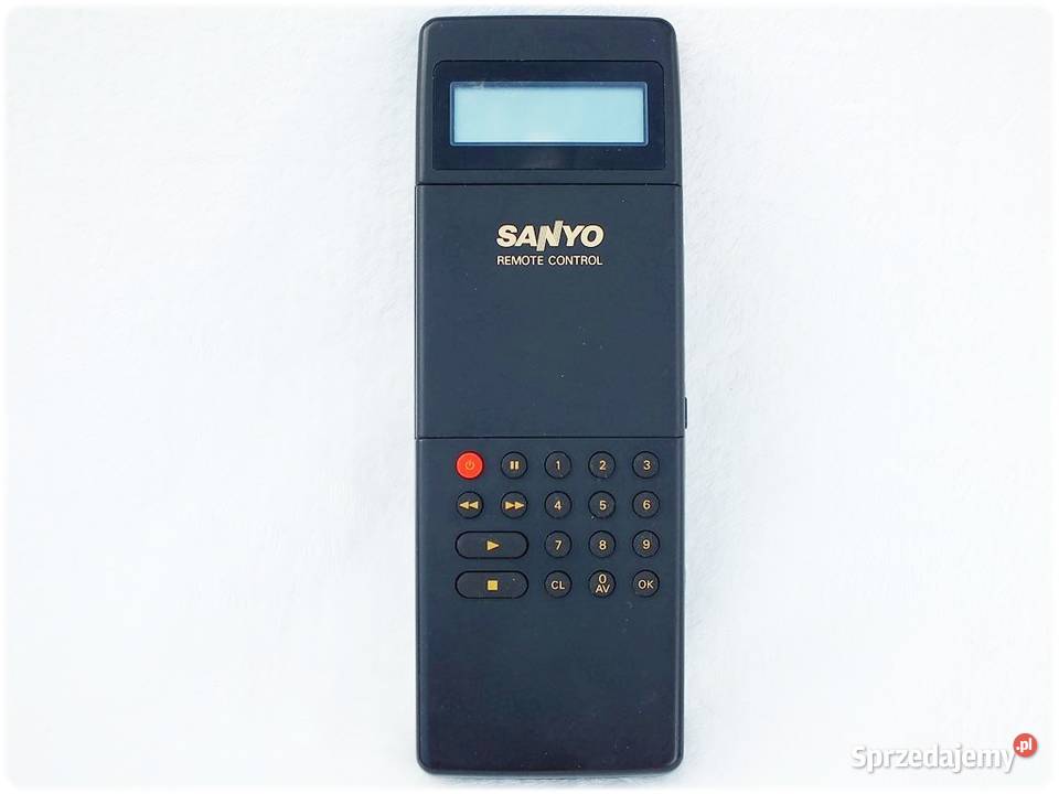 Pilot SANYO A09802 do magnetowidów VHS ORYGINAŁ Żary