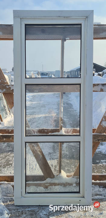 OKNA KacprzaK 75X180 OKNO Używane Plastikowe PCV Okna ścienne Lublin
