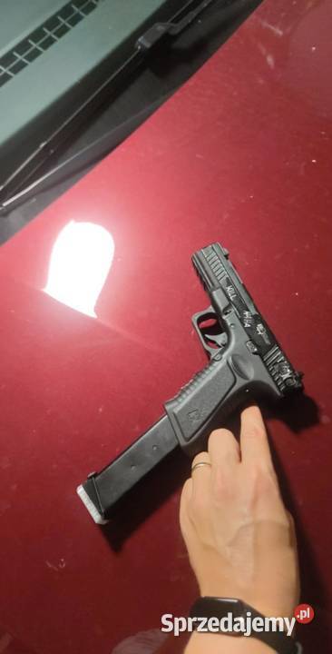 Glock Full auto ASG Airsoft APS Black Hornet Sporty strzeleckie i myślistwo Lesznowola sprzedam