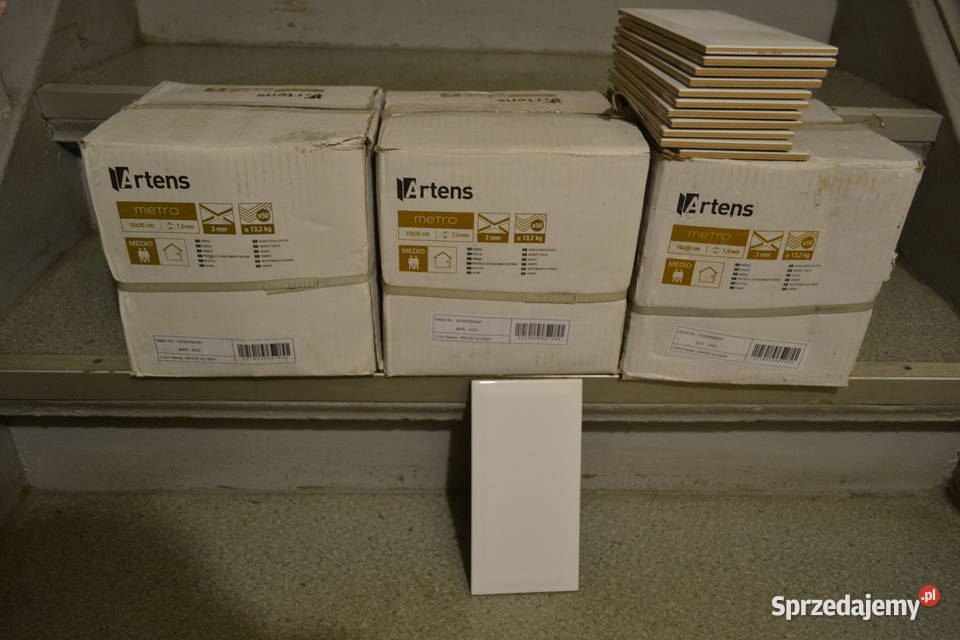 kafelki Artens White Glossy 2022 fazowane 162 pomorskie