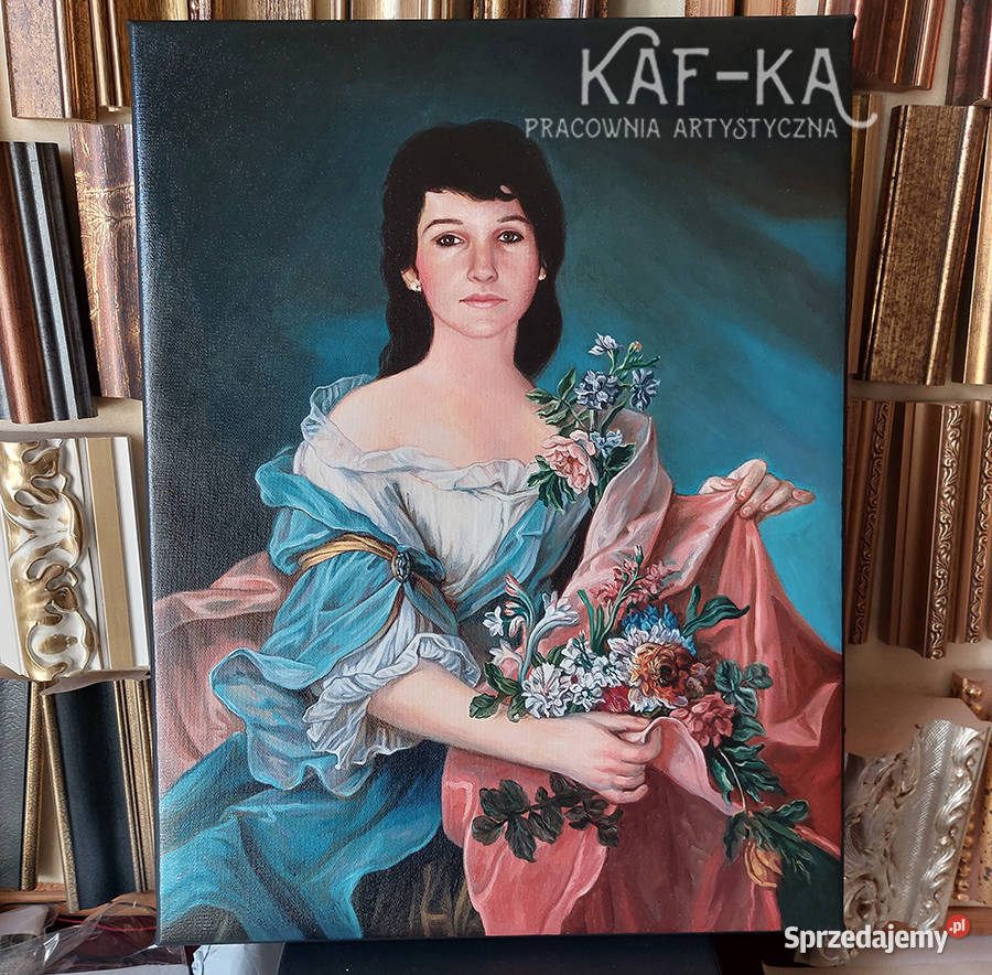 Portrety na zamówienie obrazy olejne na płótnie Katowice