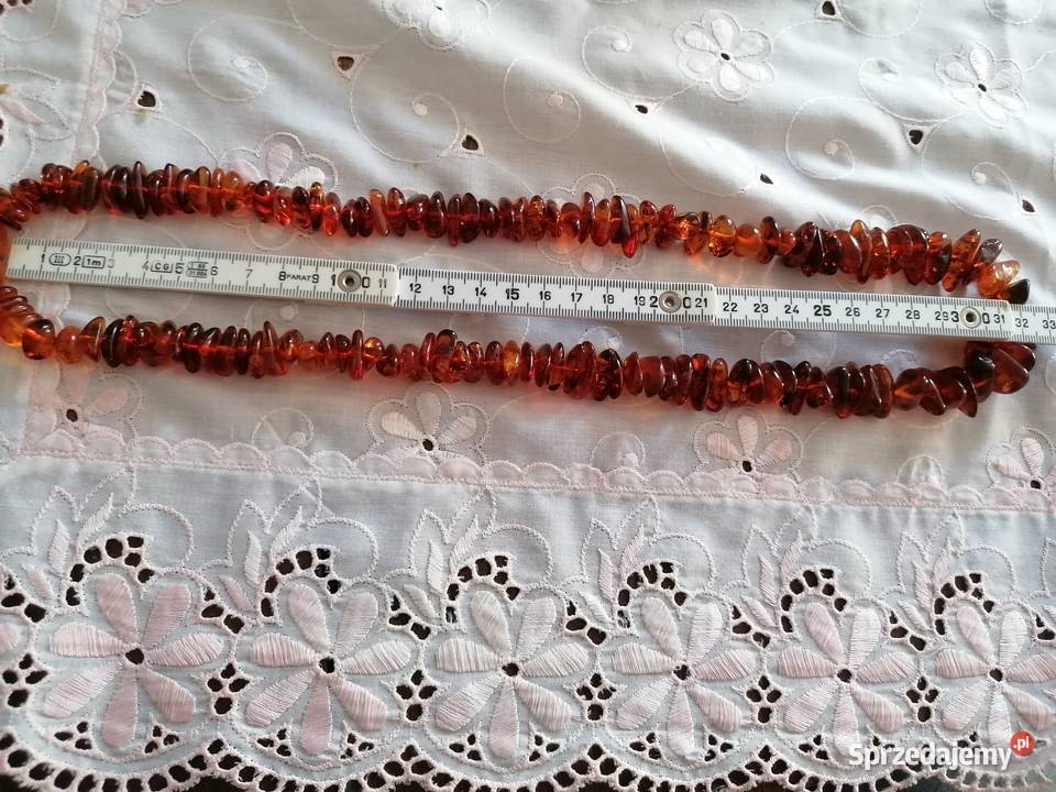 Naszyjnik Bursztyn koniakowy Białystok