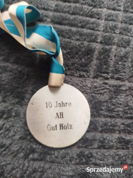Medal pamiątkowy 10 Jahre AH Gut Holz niemiecki Opole