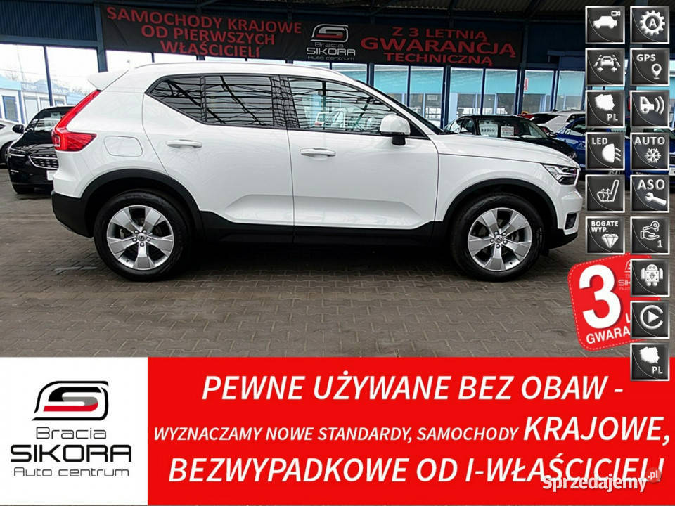 Volvo XC 40 ELKlapaNAVIKameraPODGRZKierFotele1WŁ ASR (kontrola trakcji) Mysłowice