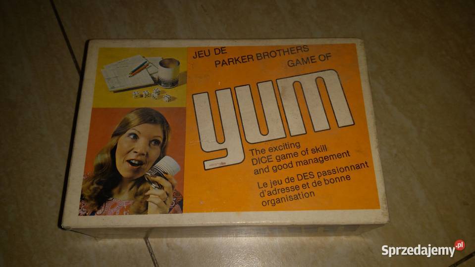 Gra w kości Parker brothers Kanada 1970 Pozostałe Sieradz