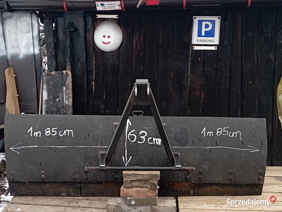 PŁUG ŚNIEŻNY Mocny 2021 r na Tył Ciągników nie Golasowice