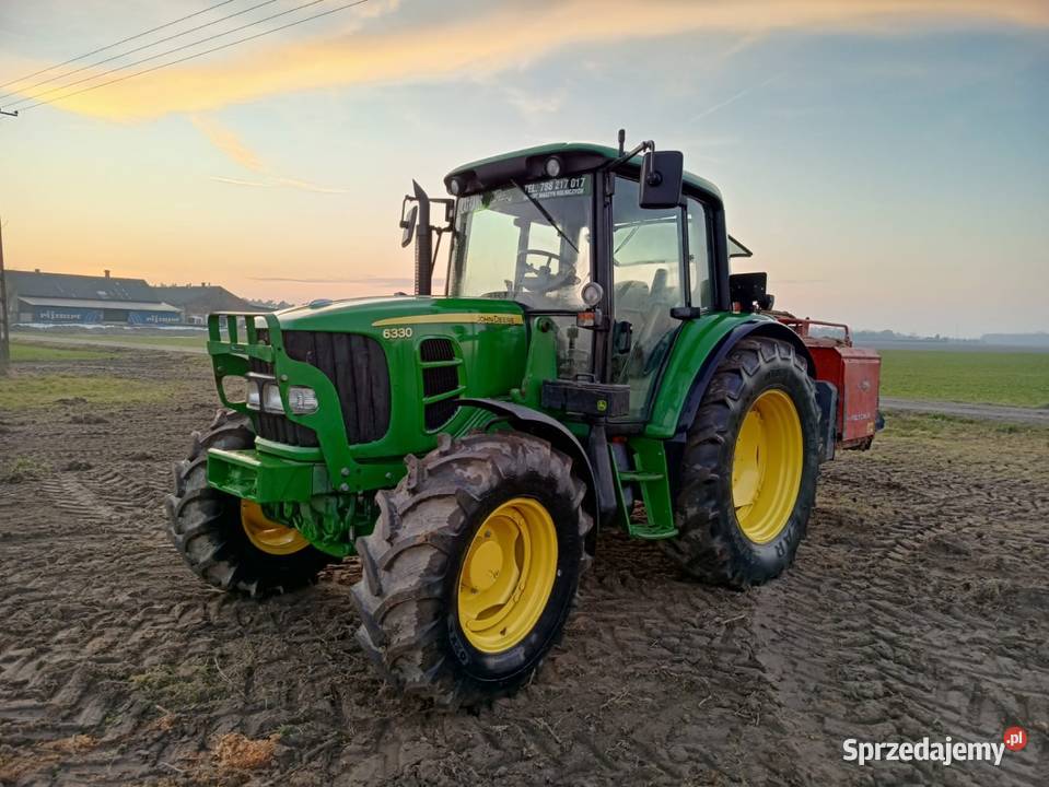 John Deere 6330 11 r 4 cyl Turbo TLT Power quad Półbiegi pod obciążeniem Czersk