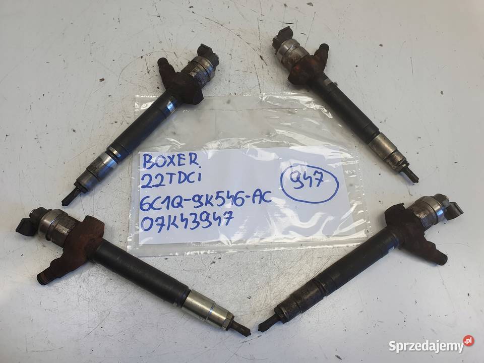 WTRYSKIWACZ Peugeot Boxer II 22 HDI 6C1Q9K546AC Wtryskiwacze sprzedam