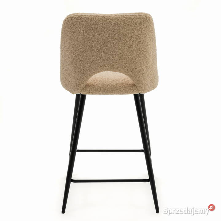 Hoker Tapicerowany Oro Boucle Ciemnobeżowe Tarchały Małe