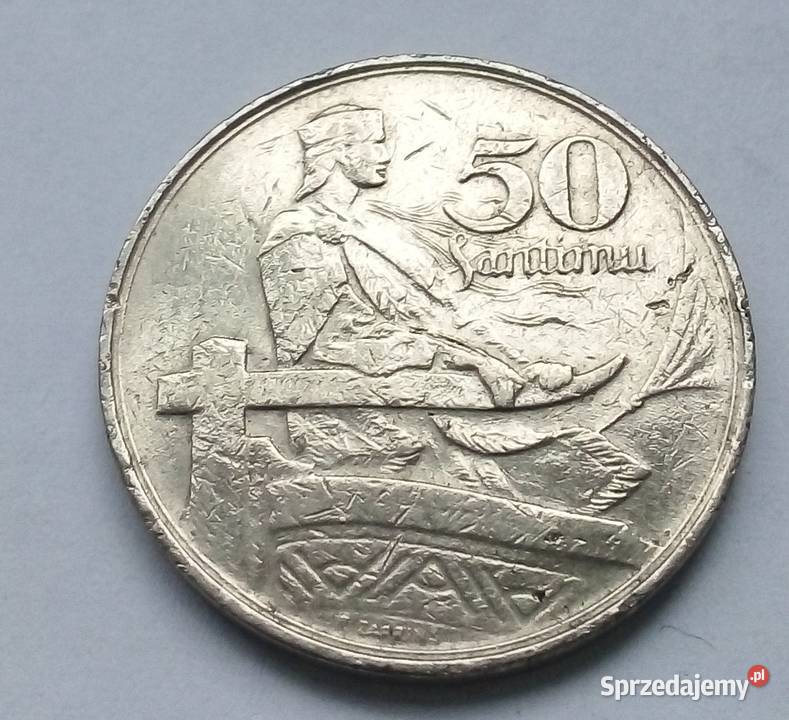 ŁOTWA50 SANTIMU1922 rKOBIETA Legionowo