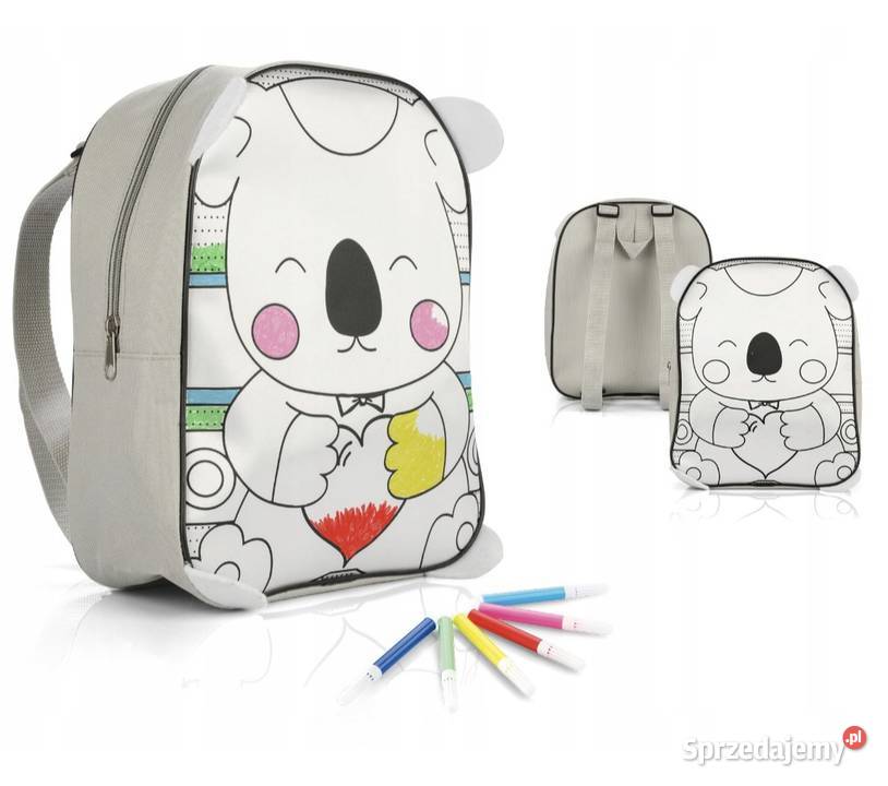 Plecak do kolorowania pisaki