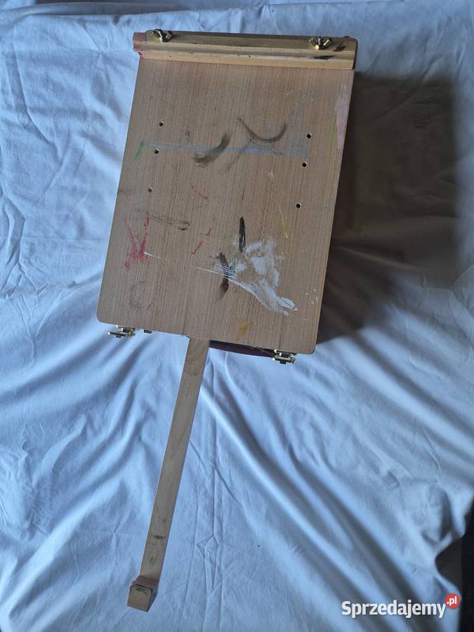 Sztaluga stołowa używana skrzynka plenerowa Brzesko