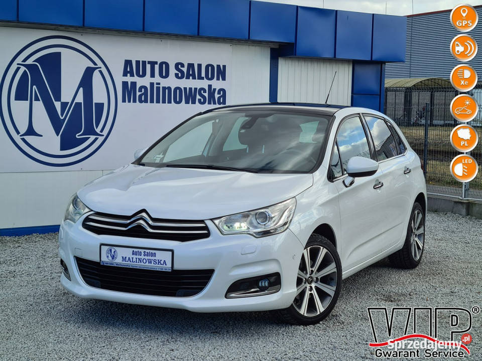 Citroen C4 SzklanyDach Navi Xenon 2xPDC Półskóry elektryczne lusterka