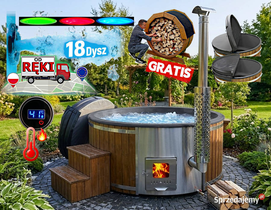 BALIA Ogrodowa Jacuzzi 200 PIEC WEWNĘTRZNY AKRYL Nowy Targ