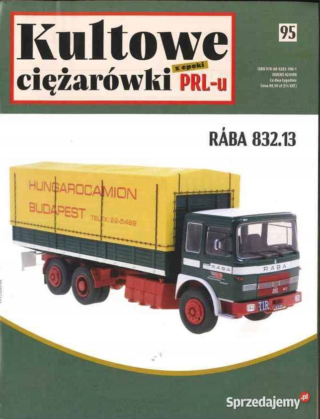 RABA 83213 NOWY KULTOWE CIĘŻARÓWKI PRL 95 Modelarstwo mazowieckie Płock sprzedam