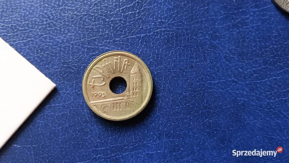 Stare monety 25 peset 1995 Hiszpania Lesko