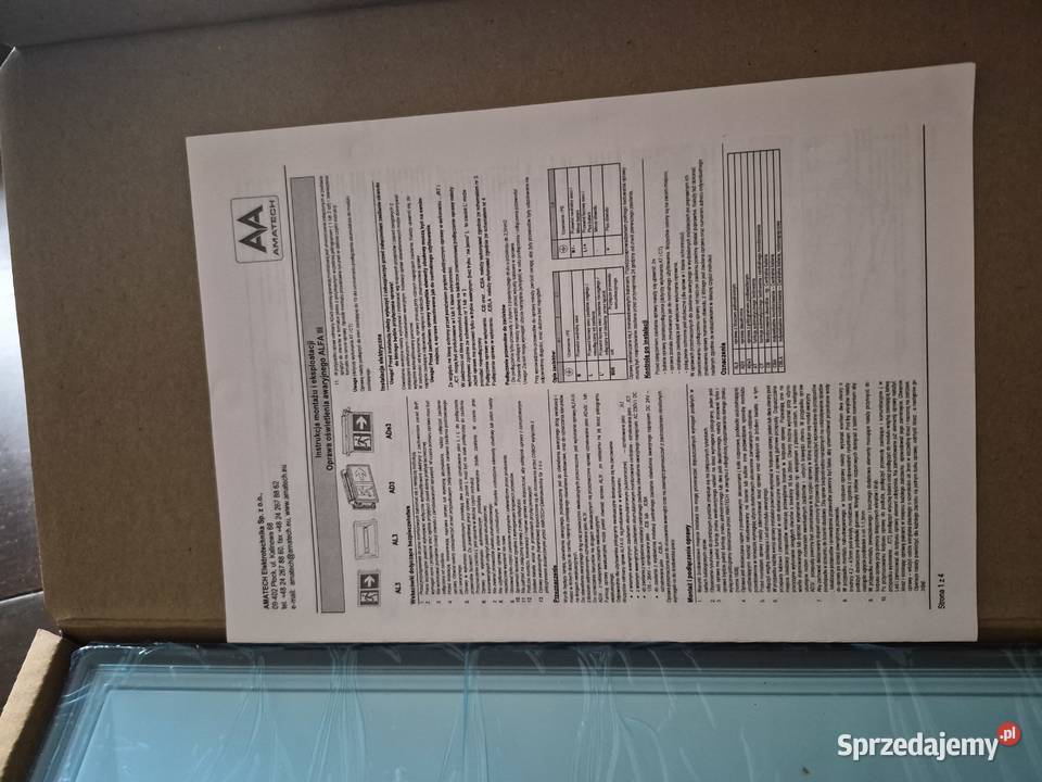 Profesjonalna oprawa awaryjna Intelight ALFA III Kórnik sprzedam