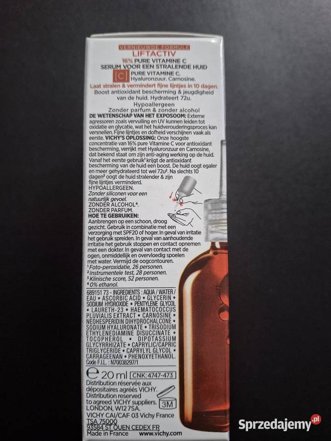 Serum do twarzy Vichy Liftactiv Pure Vitamin C małopolskie Kraków