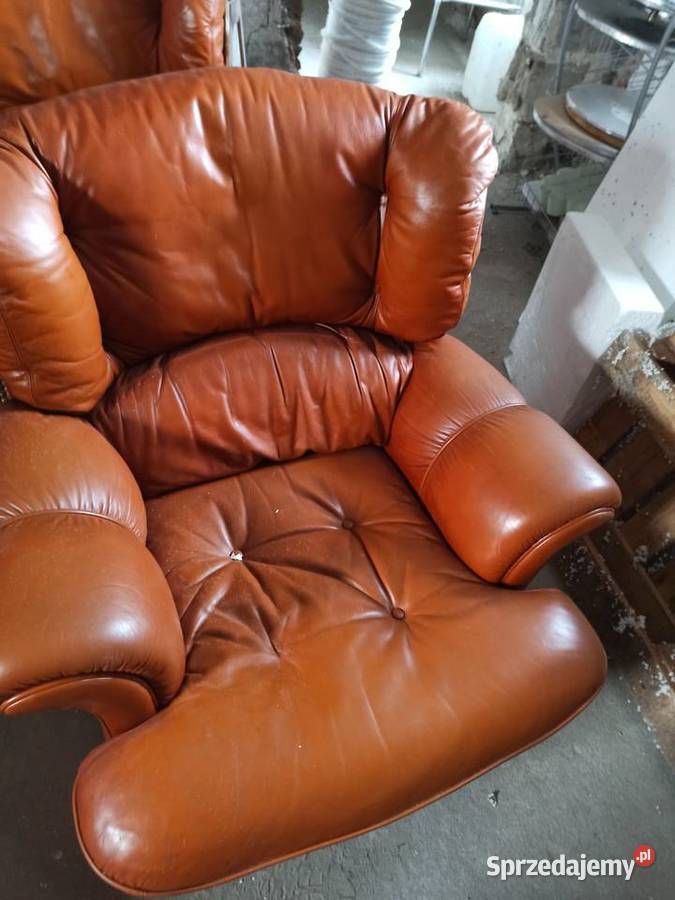 Sprzedam meble skórzany komplet foteli 2 jedynki
