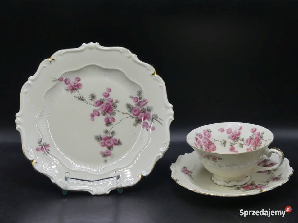 Komplet śniadaniowy Sorau Żary czerwone Mimozy Poznań