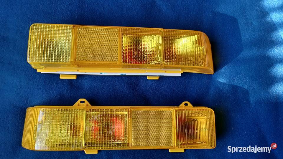 Żółte lampy Cinquecento Sporting osobowe Oświetlenie Krosno