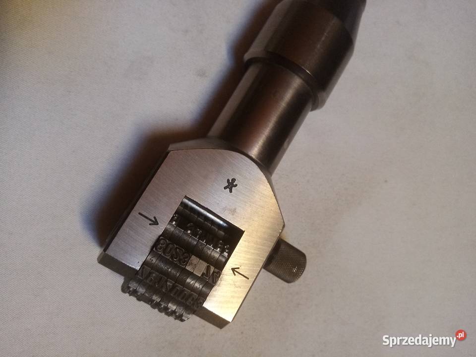 Numerator tarczowy 5mm solidny 6mm wybijam Tarnowskie Góry