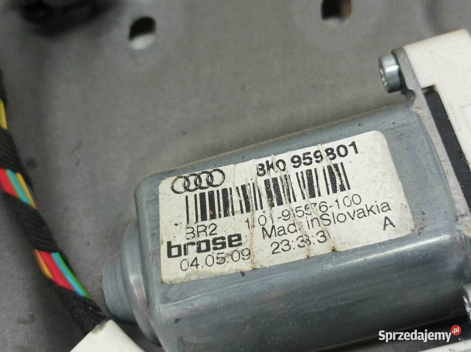 MECHANIZM SZYBY LEWY PRZÓD 3T 3T0837401A Skoda osobowe