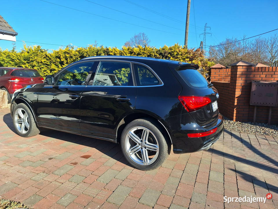 Audi Q5 SLine 4X4 Kamera Navi Skóry Xenon Stan światła do jazdy dziennej Załom