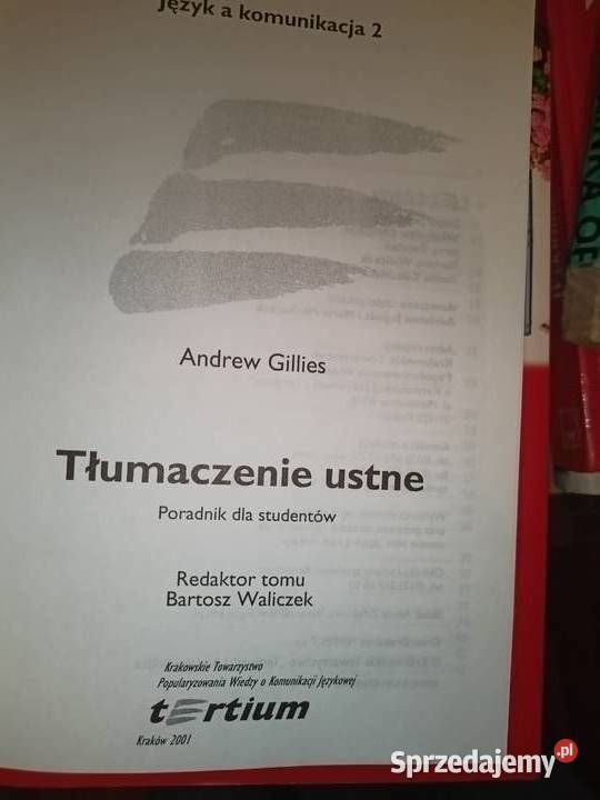Tłumaczenie ustne Książki tłumaczy outlet Warszawa sprzedam