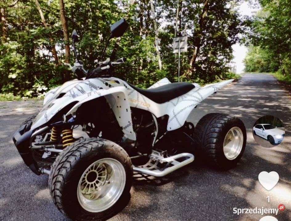 Yamaha Raptor homologacja kat B robi wrażenie Rok produkcji 2006 Yamaha Mysłowice