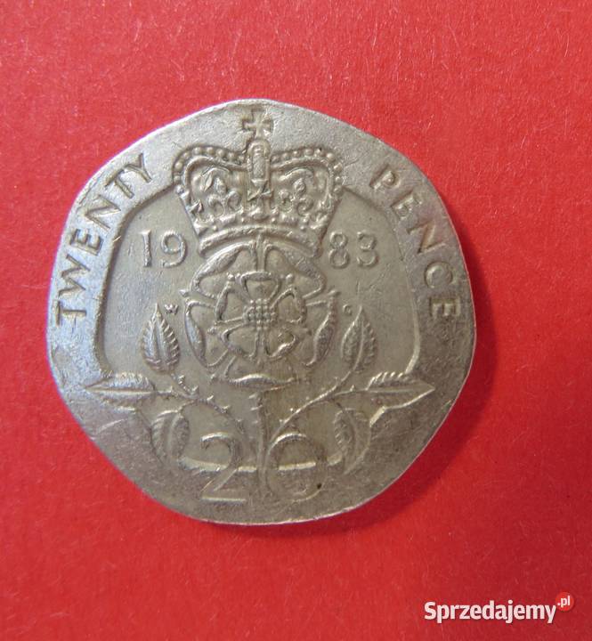 20 pence Elisabeth II r1983 Poznań
