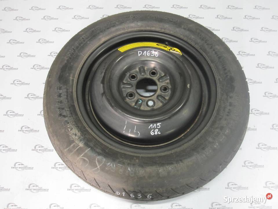 DODGE CALIBER JEEP COMPASS koło dojazdowe